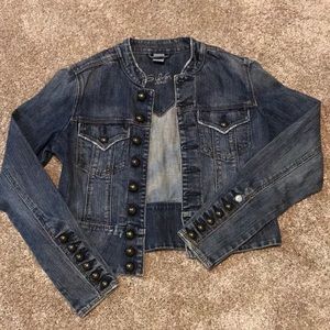 Silver jeans, jean jacket Medium